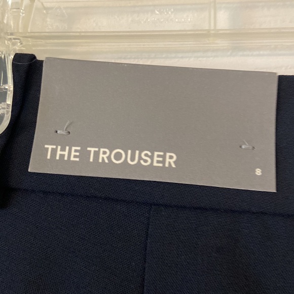 ANN TAYLOR THE TROUSERS PANTS SIZE 8 brand new navy blue color inseam 32” - Picture 4 of 13